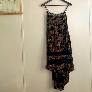 American Rags Cotton and Lace High Low Dress